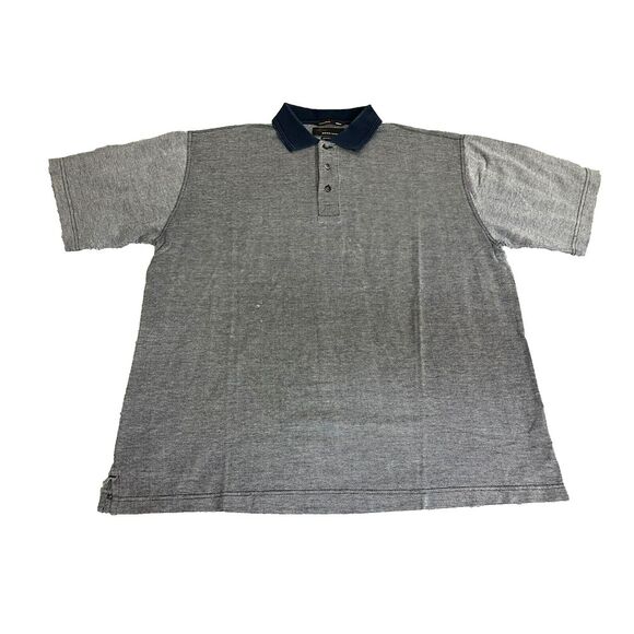 Greg Norman Shirt Adult Large‎ Gray Polished Shark Sporty Preppy Golf Polo Mens - Picture 1 of 9